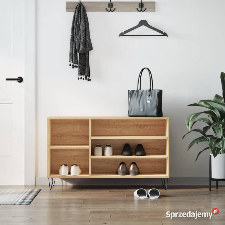 Szafka na buty dąb sonoma 102x36x60 WM831415 mazowieckie Warszawa