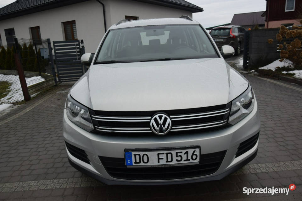 Volkswagen Tiguan 20D Lift Navi PDC Tempomat srebrny Majdan Sieniawski