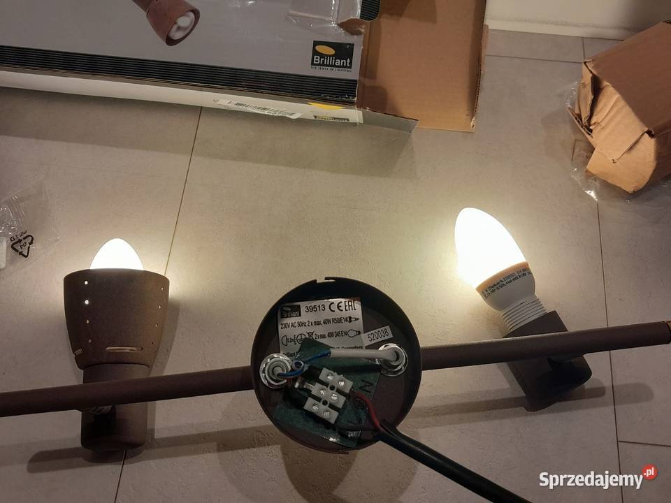 Lampa sufitowa LAVA listwa podwójna 2xE14 Lampy stołowe i nocne Dom i Ogród śląskie Dąbrowa Górnicza