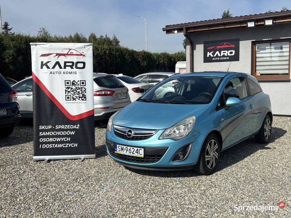 Opel Corsa z 2011r GWARANCJA niebieski Corsa Corsa Paniówki