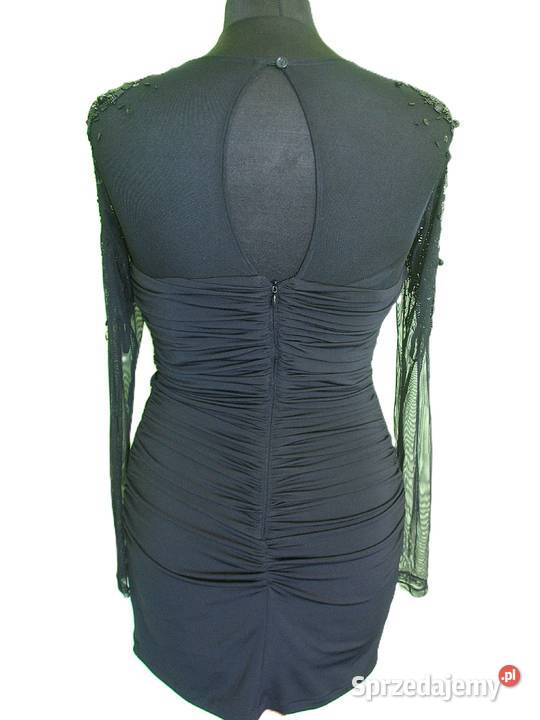 Sukienka mała czarna 34 XS biust 80 Ashley Siedlce