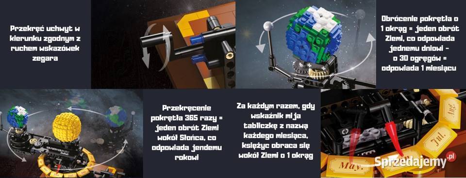 ZABAWKA EDUKACYJNA Układ Słoneczny składany 12 lat+ Gdańsk