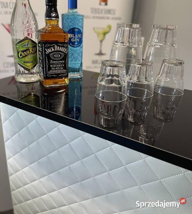 Składany Drink Bar Mobilny DWUSTANOWISKOWY Lada