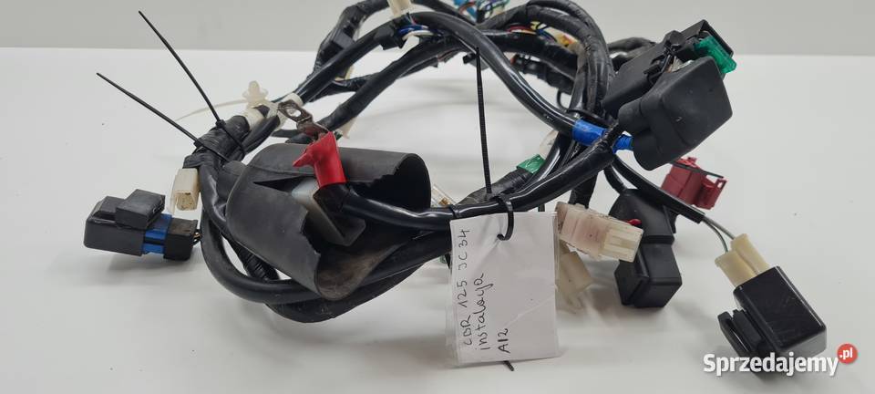 Honda CBR 125 JC 34 instalacja wiązka 7800 OEM Wiązki elektryczne mazowieckie Warszawa sprzedam