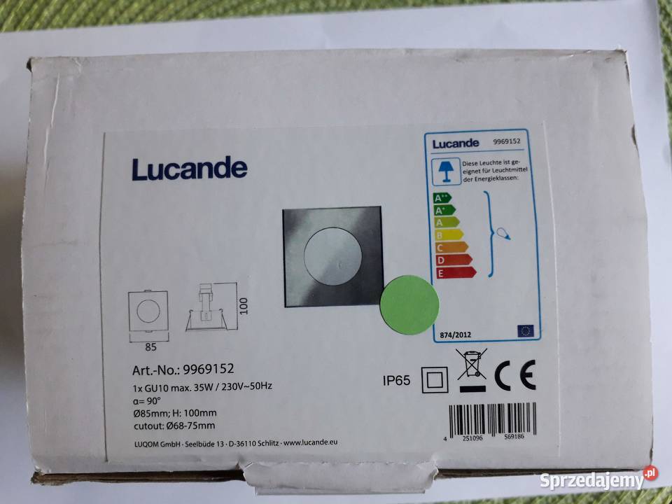 Oprawa świetlna sufitowa nierdzewna inny kolor