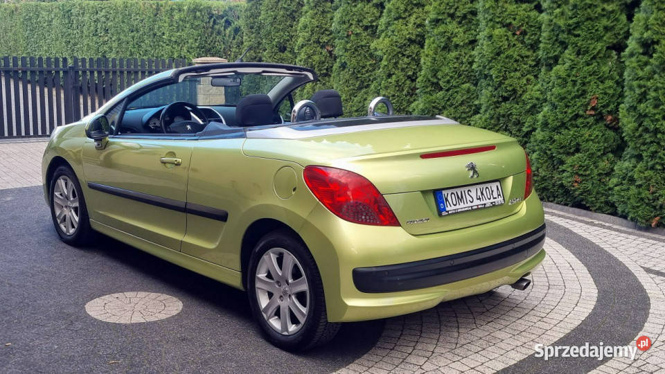Peugeot 207 CC Cabrio Alu Klima GWARANCJA Zakup ogranicznik prędkości
