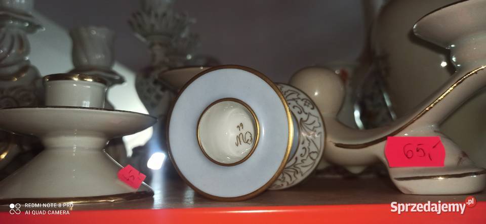 Świecznik na jedną świecę Porcelana Gdańsk sprzedam