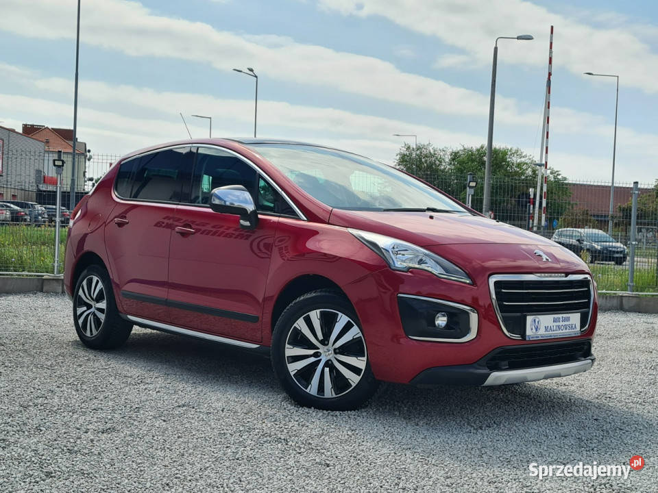 Peugeot 3008 SzklanyDach Navi PDC Kamera HeadUp gniazdo AUX Wągrowiec