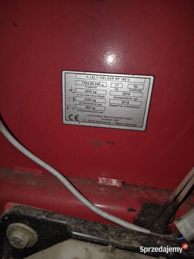 Prasa lely RP160 V Sępólno Krajeńskie