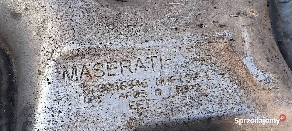 WYDECH KOMPLETNY MASERATI GHIBLI AKTYWNY Pozostałe sprzedam