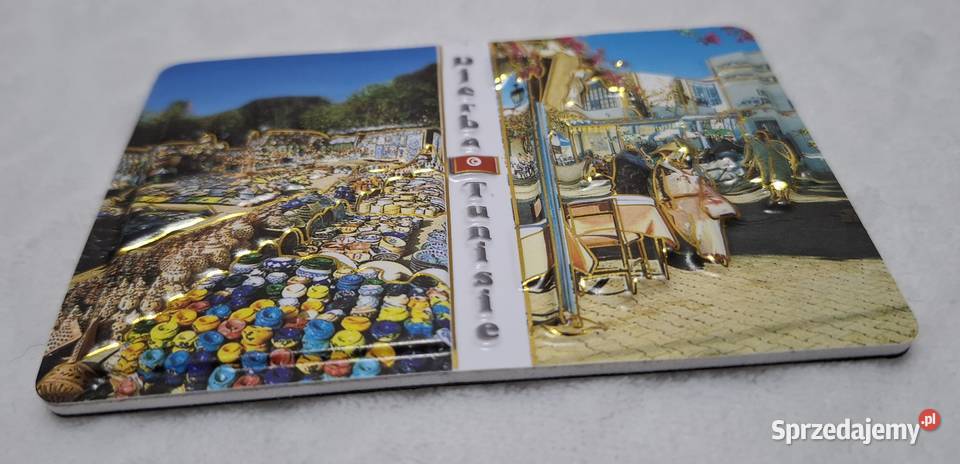 Magnes na lodówkę Djerba Tunisie Tunezja 10x7 Czeladź