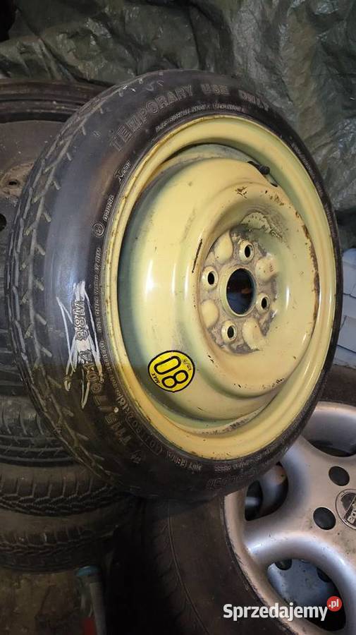 Koło dojazdowe Toyota Yaris 11570 R14 Sadłowo-Parcele