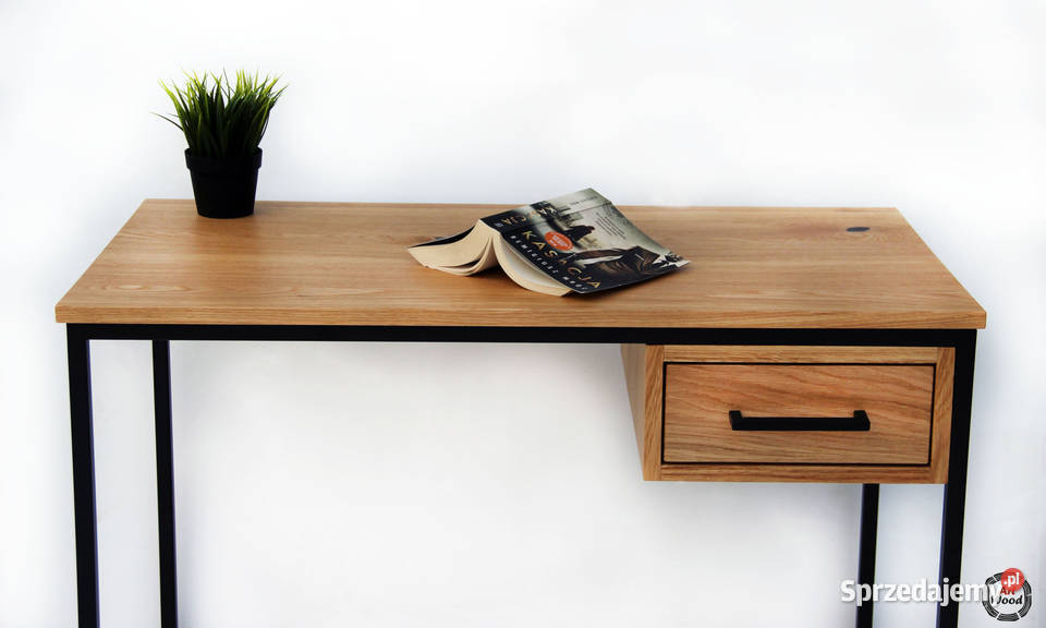 Biurko loftowe z szufladą konsola loftowa Pozostałe sprzedam