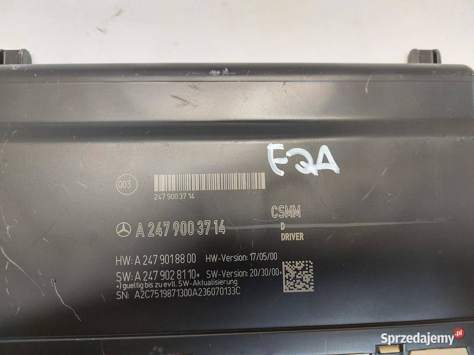 Mercedes EQA 250 W243 MODUŁ STEROWNIK sprzedam