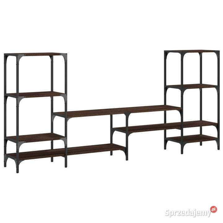 Szafka pod TV brązowy dąb 2065x285x95 WM842485 Warszawa