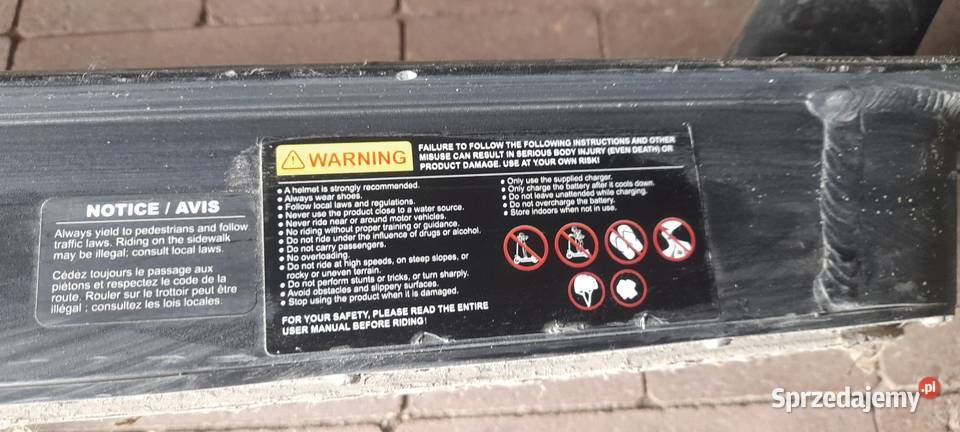 Hulajnoga elektryczna tanio sprawna w stanie Hulajnogi elektryczne
