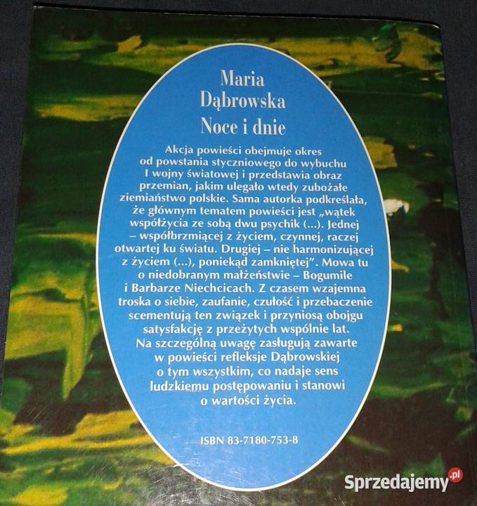 Noce i dnie Tom 12 Maria Dąbrowska Pozostałe Chełm