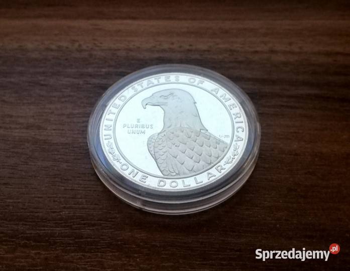 1 dolar USA srebro Madison Statua Wolności