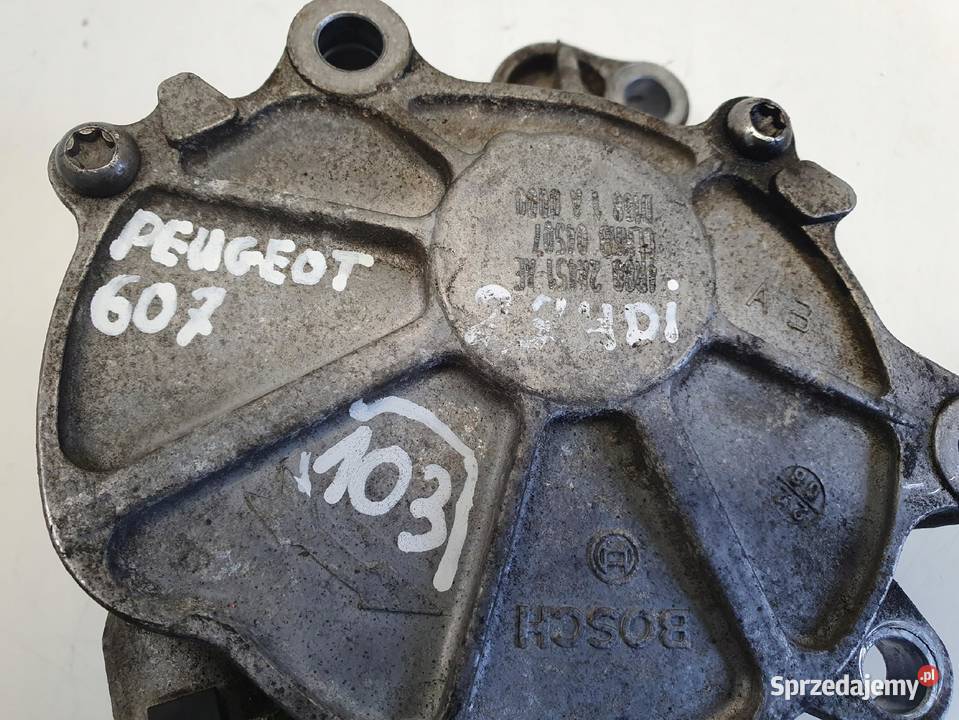 POMPA VACUM Peugeot 607 27 HDI wakum 4R8Q2A451AE osobowe Pompy podciśnieniowe lubelskie Chełm