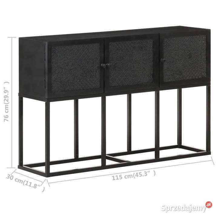 Szafka 115 x 30 x 76 lite drewno mango WM323579 Warszawa