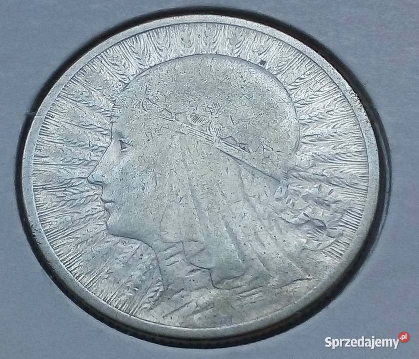 POLSKA2 1933 rSREBRO 750 GŁOWA KOBIETY mazowieckie Legionowo