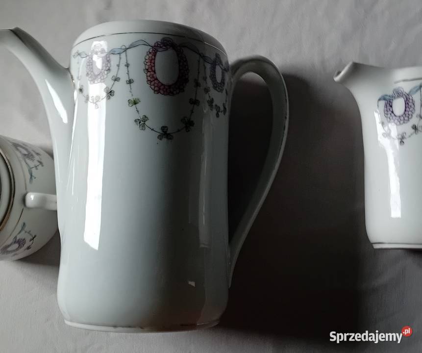 Secesyjny środek stołu porcelana śląska poczatek Antyki, Sztuka, Kolekcje Koźminek