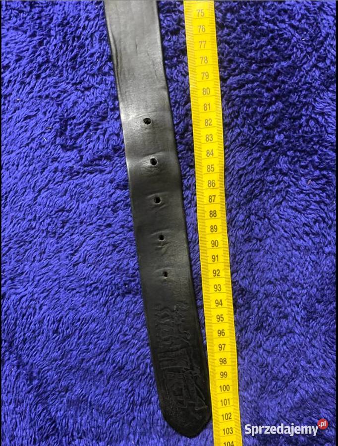 Kultowy Skórzany Pasek Levis Strauss Orginal USA Skóra śląskie Poraj