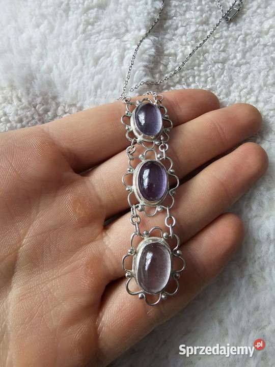 Naszyjnik Rytosztuka z fluorytem