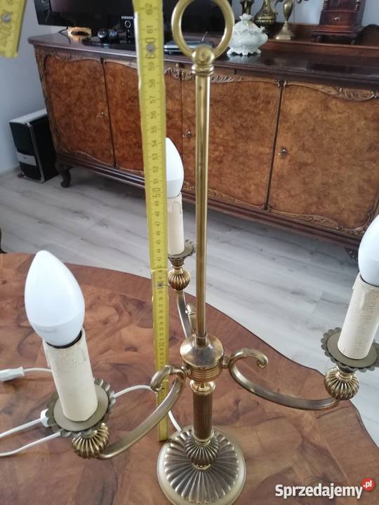Lampa stojąca trójramienna świecznik Pozostałe Ropa sprzedam