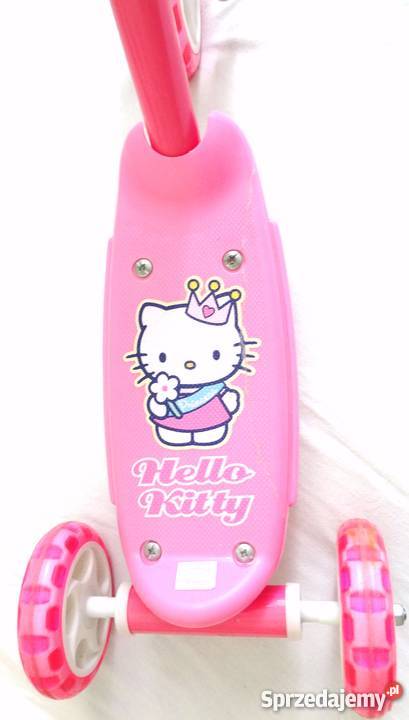 Hulajnoga trzykołowa 3 kołowa dziewczynki HELLO Bydgoszcz