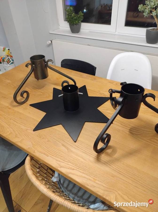 Stojak choinkowy kuty klasyczny czarny kuty Racibórz