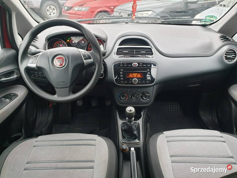 Fiat Punto Evo Bezwypadkowy Zadbany Prosto z bordowy Lublin