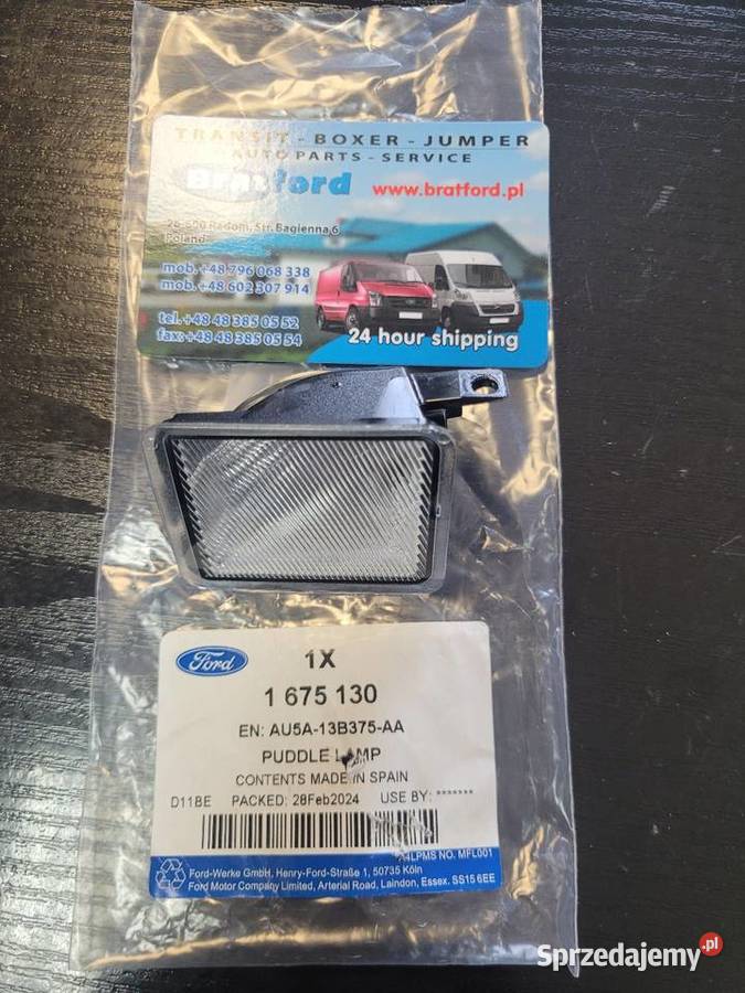 LAMPA KLOSZ FORD 1675130 AU5A13B375AA BRATFORD osobowe
