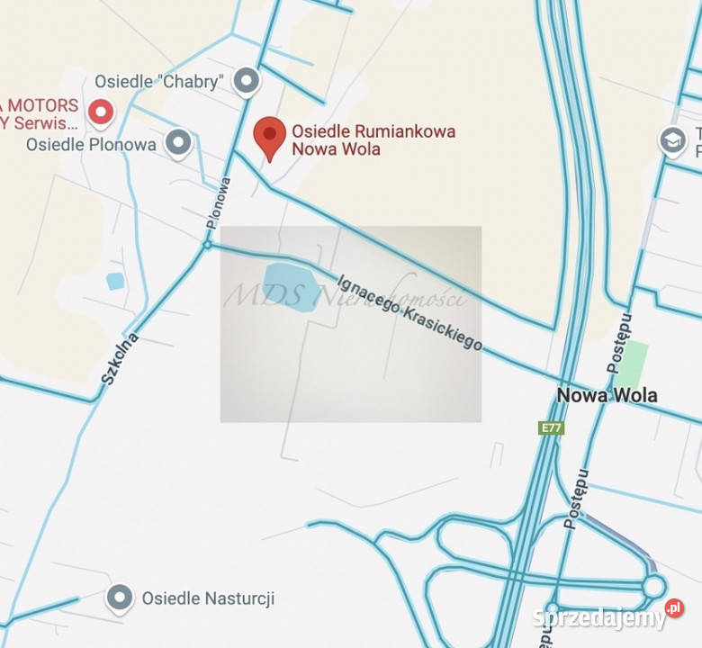 działka pod domy wolnostojące media budowlana Nowa Wola