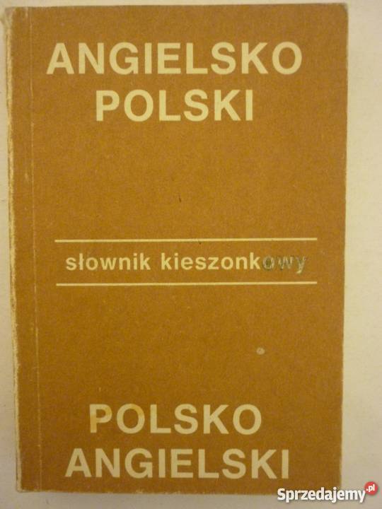 SŁOWNIK KIESZONKOWY ANGIELSKOPOLSKI Elbląg