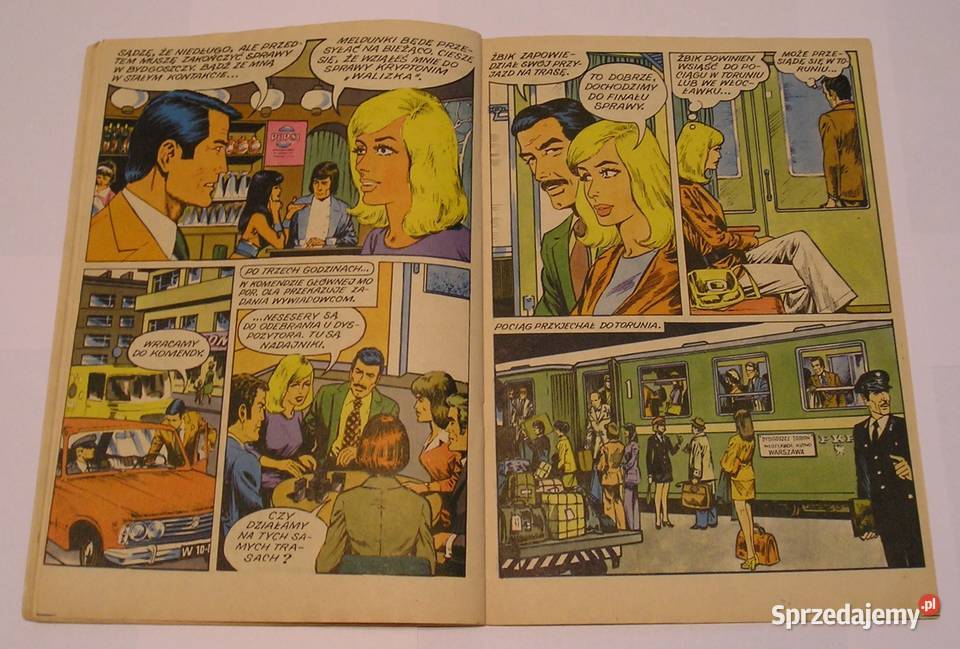 KAPITAN ŻBIK KRYPTONIM WALIZKA 1974 WYDANIE 1 Komiksy