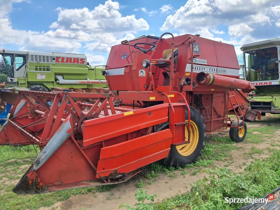 Kombajn zbożowy Massey Ferguson 186 z