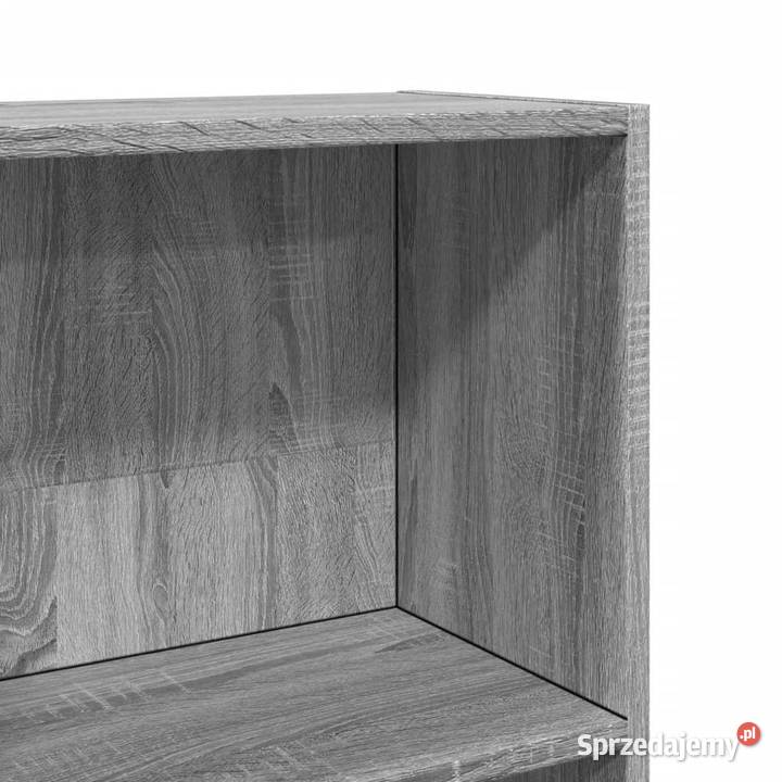 Regał szary dąb sonoma 40x24x143 materiał