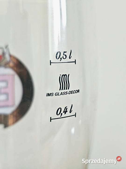 szklanka pokal kufel na piwo EB 05 l Krosno sprzedam