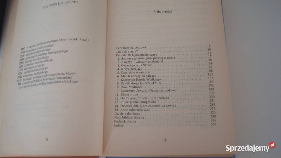 Historia kalendarza Duncan js Książki naukowe i popularnonaukowe Osięciny sprzedam
