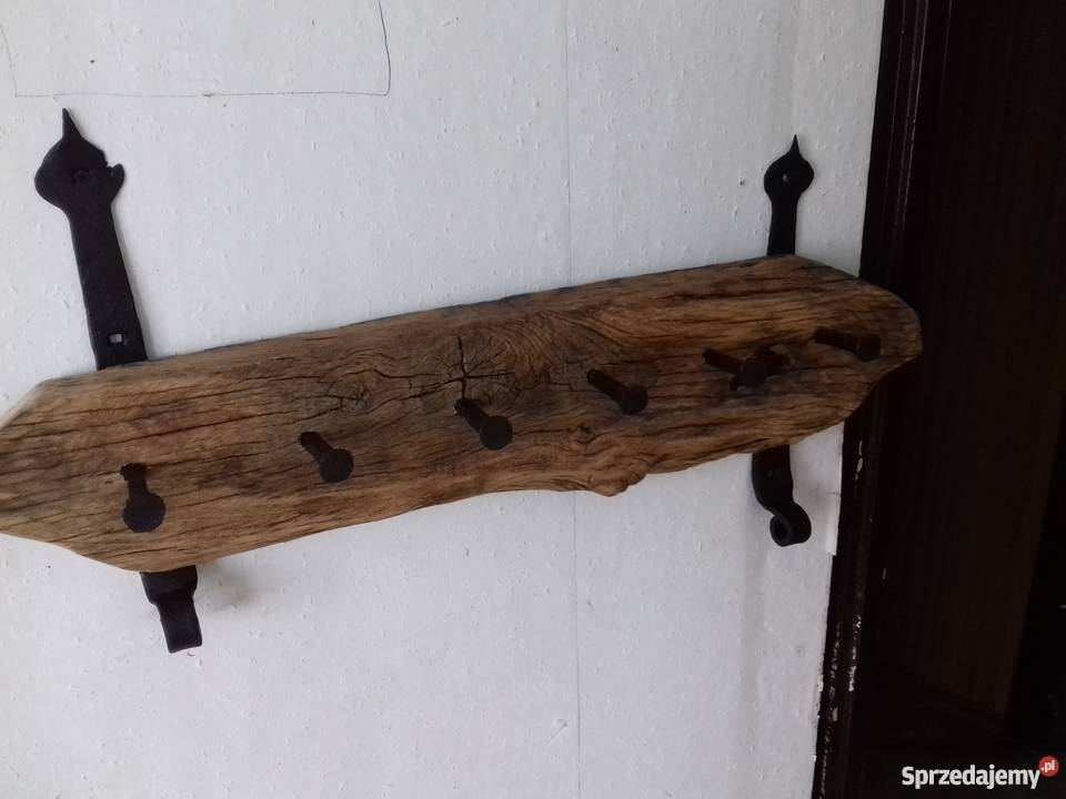 Wieszak ze starego drewna opolskie Wołczyn sprzedam