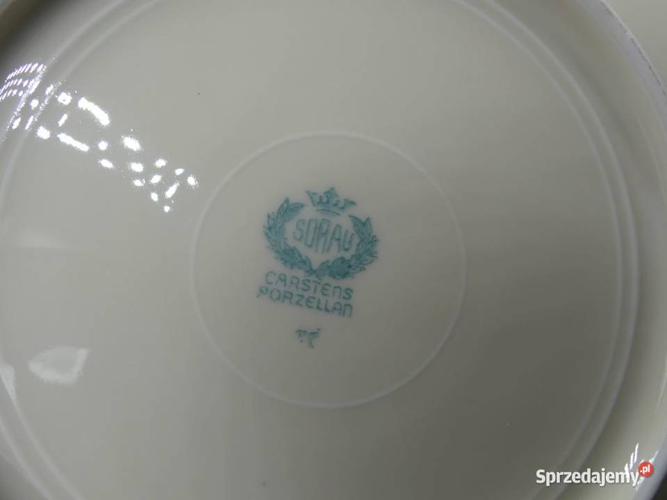 Komplet śniadaniowy Sorau Żary piękne reliefy Poznań sprzedam