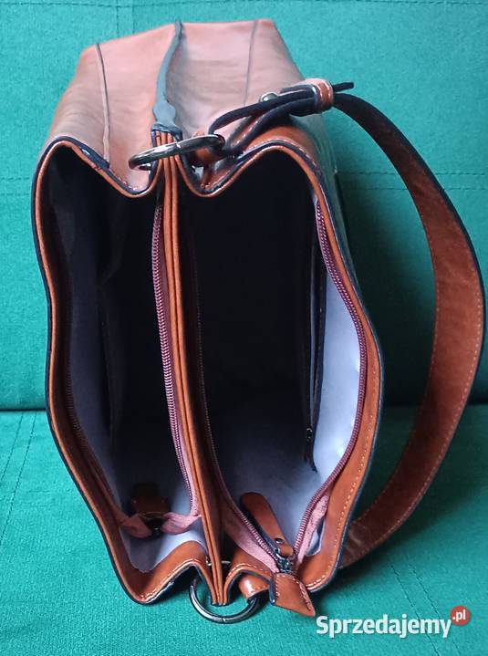 Ines Delaure torebka brązowa nowa Zbylitowska Góra