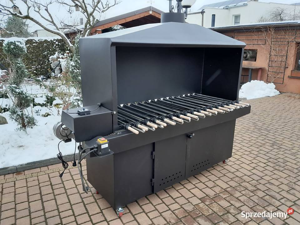 Grill obrotowy na szampury cateringowy Damasławek