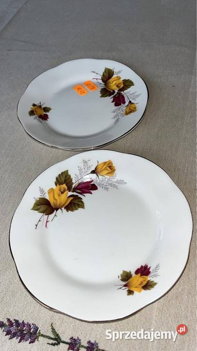 Talerzyk deserowy Elizabethan England Dekor Porcelana i szkło Gdańsk