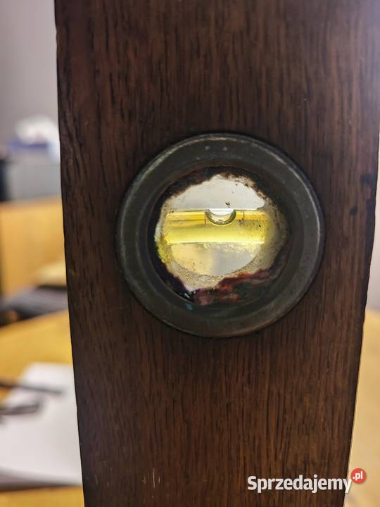 Poziomica drewniana z czasów PRLu Łódź