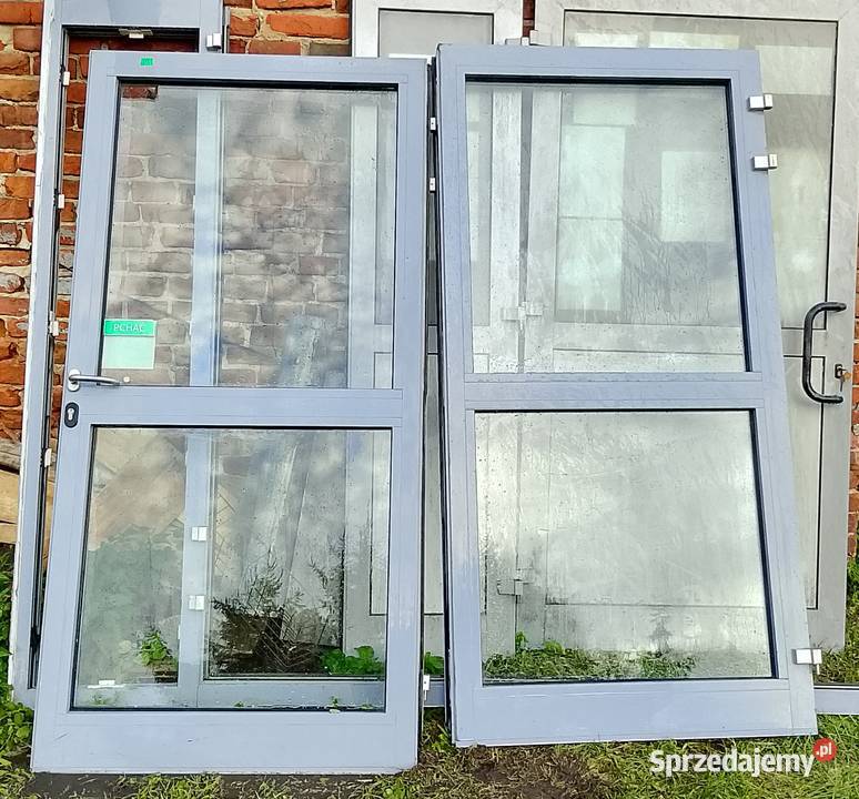 Duże drzwi aluminiowe przeciwpożarowe przegroda Rzeszów