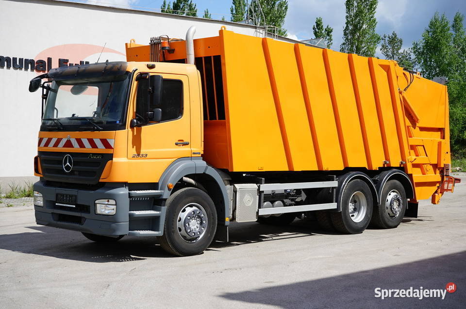 Mercedes Axor Atego śmieciara FAUN 24m3 EURO 5 Śmieciarki Nowiny