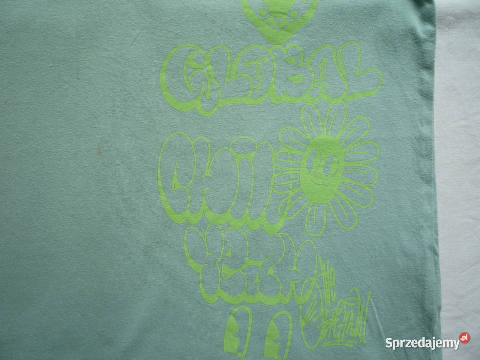 HM r 134140 Niebieska Koszulka z seledynowym Szczecin sprzedam