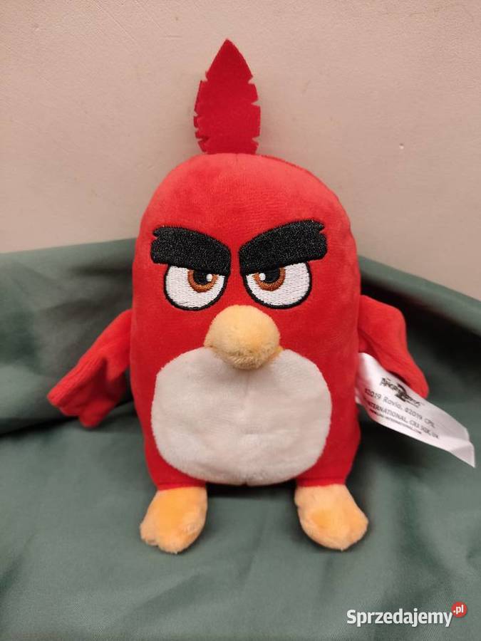 Maskotka pluszowa Angry Birds czerwony ptak Głuchołazy